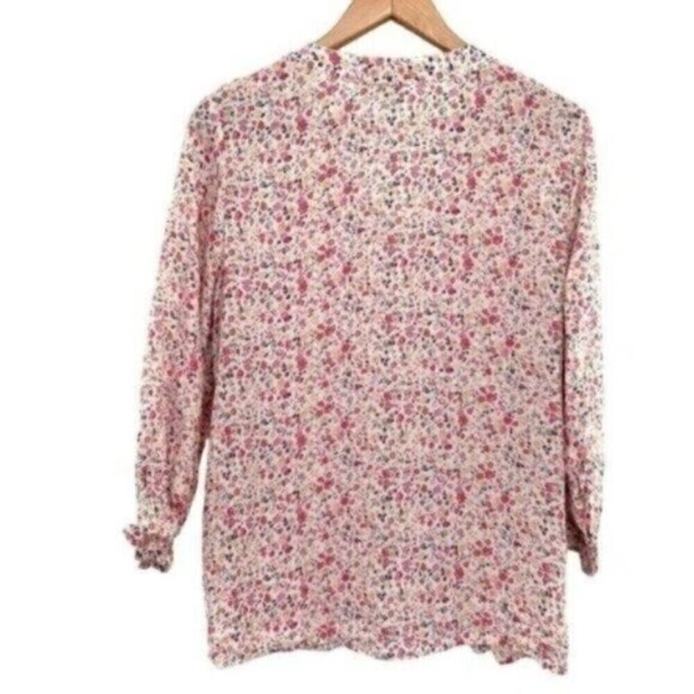 Cynthia Rowley Floral Peasant Blouse - Picture 9 of 9